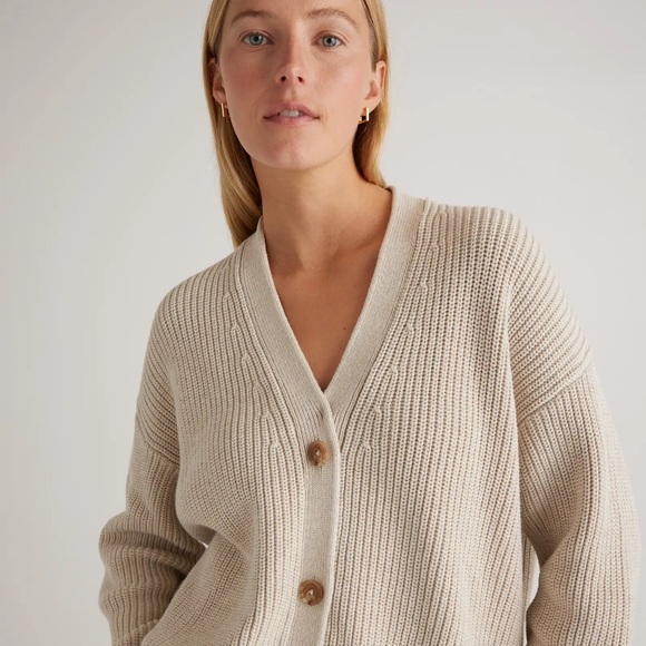 Quince Cotton Fisherman Boxy
Cropped Cardigan - Picture 2 of 7